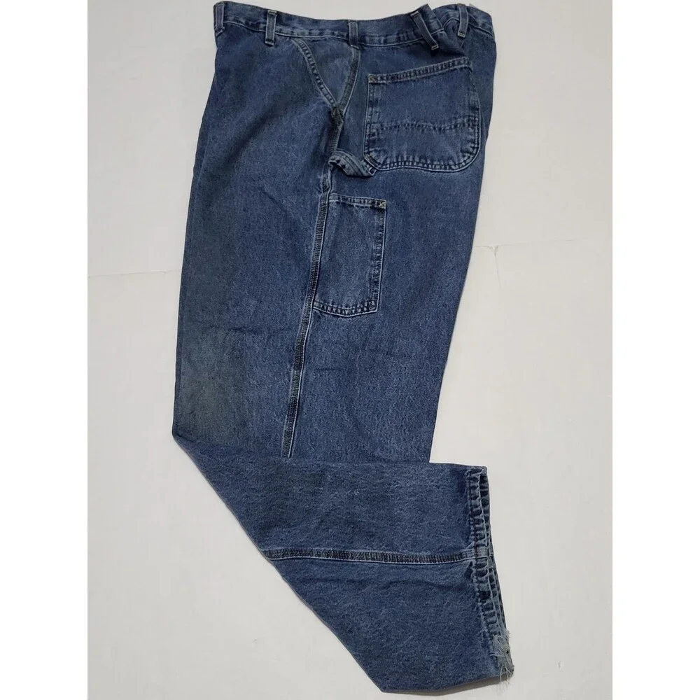 Carhartt Mens Blue Jeans Size 44 X 30-RN 14806 Original Dungaree Fit
